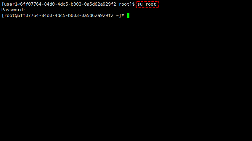 Linux切换用户命令