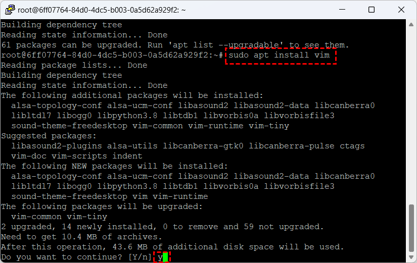 Ubuntu 安装 Vim 编辑器