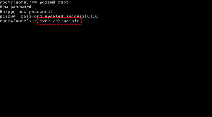 恢复正常启动流程